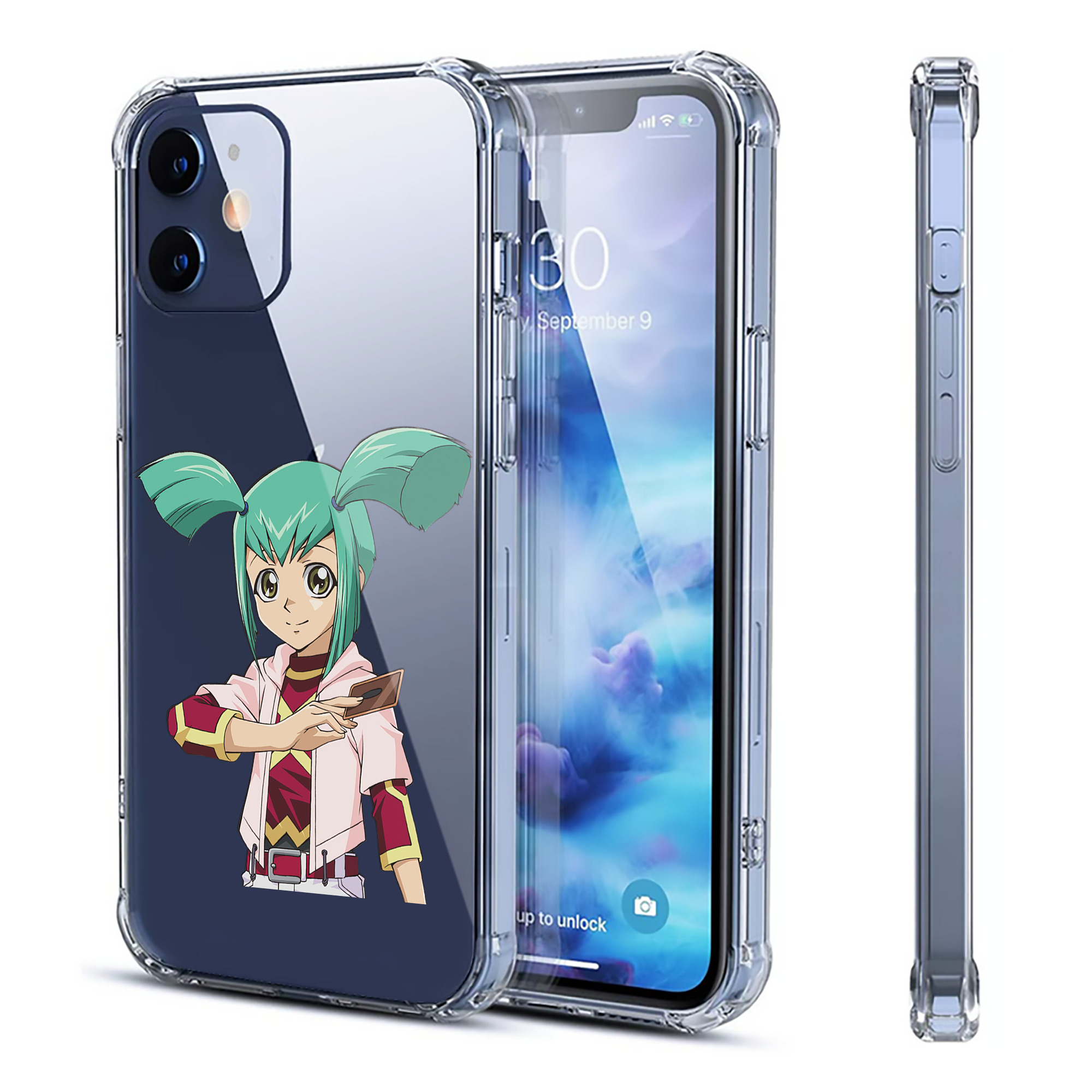 （画像用） 遊☆戯☆王 Yu-Gi-Oh! 【iPhone 12シリーズ対応】透明スマホケース（クリアソフトケース）